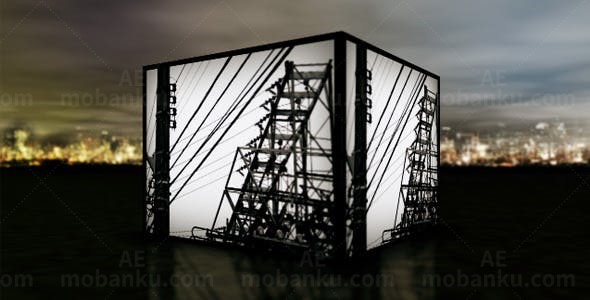 现代能源图片视频综合展示AE模板