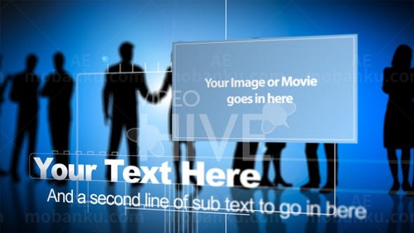 动态演示公司产品信息AE模板