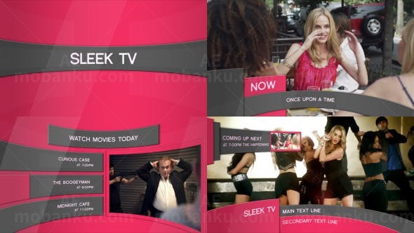 时尚电视栏目包装AE模板