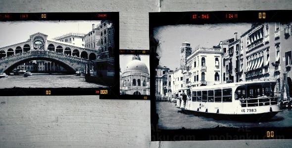 低彩摄影快门效果图片宣传展示AE模板