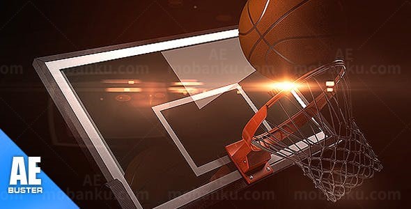 体育视频包装NBA篮球AE模板