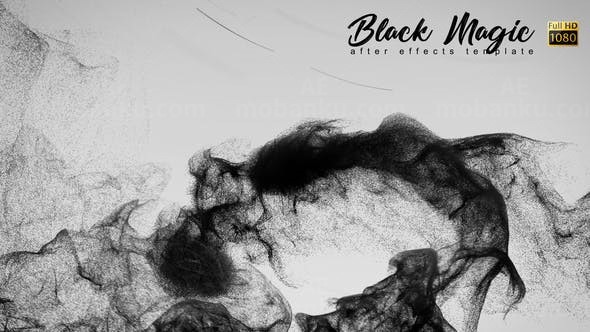 水墨效果LOGO演绎展示片头AE模板