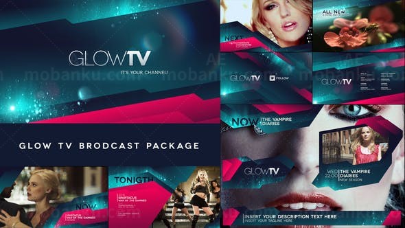 电视栏目包装广播AE模板