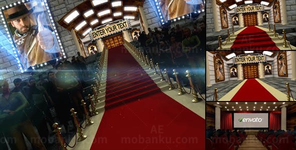 影视开幕效果LOGO展示AE模板