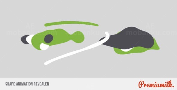 简洁形状标志动画AE模板