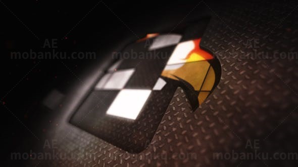 工业标志展示AE模板