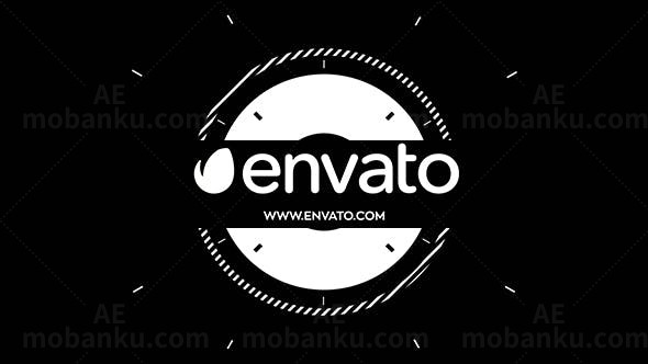 故障效果标志动画AE模板