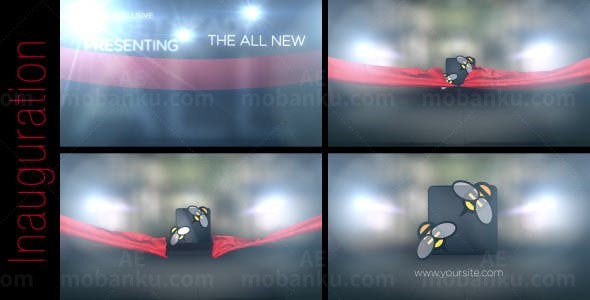 闪光效果LOGO演绎展示AE模板