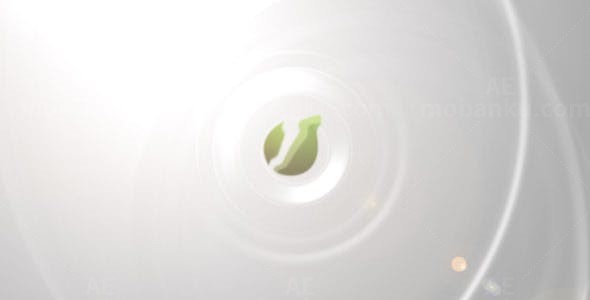 水波标志动画AE模板