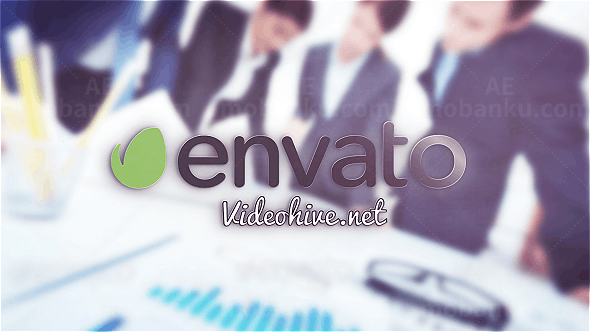 简单照片快速切换标志展示AE模板