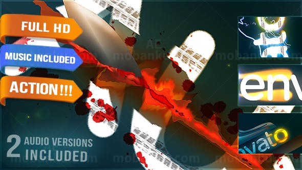 影视游戏标题片头AE模板