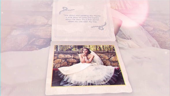 婚礼相册展示AE模板