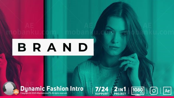 动感时尚片头AE模板