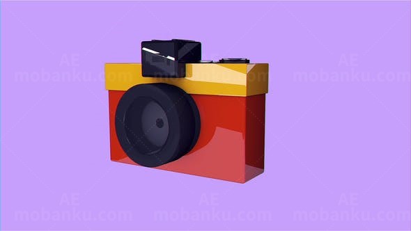 摄影工作室片头AE模板