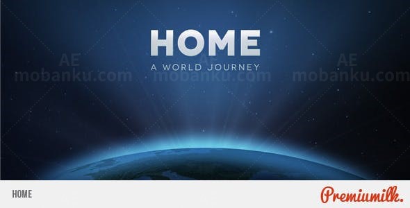 环球旅行片头AE模板