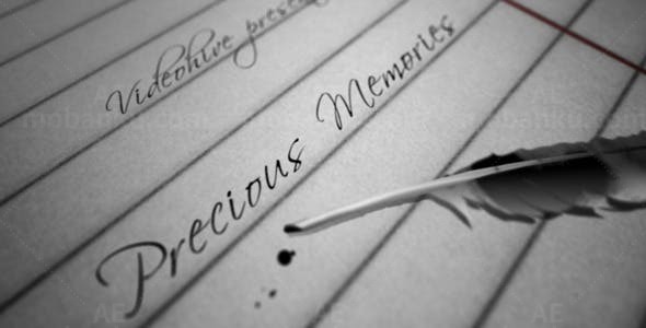 记忆照片展示AE模板