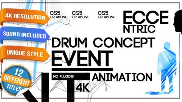 活力片头AE模板