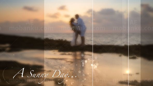 浪漫婚礼预告AE模板