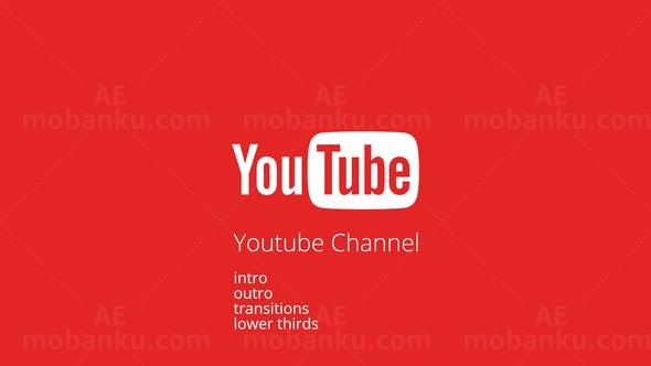 自媒体视频栏目推广AE模板