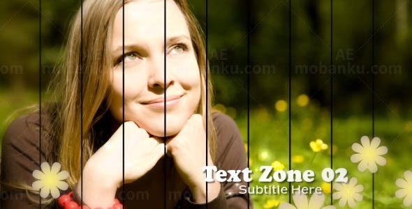 时尚过渡效果图片轮动AE模板