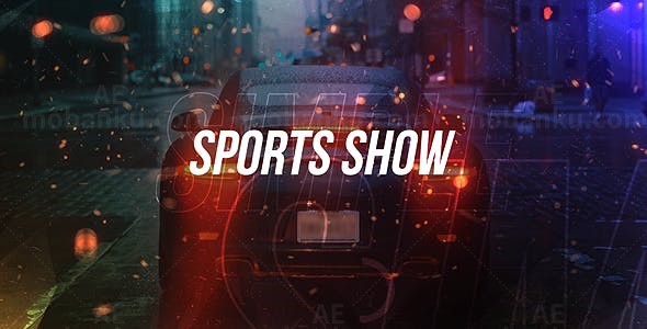 体育视频宣传片开场AE模板