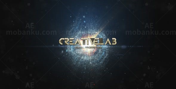 星空标志展示AE模板