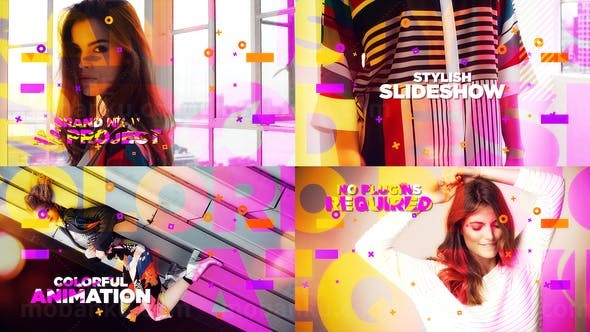 活力幻灯片AE模板