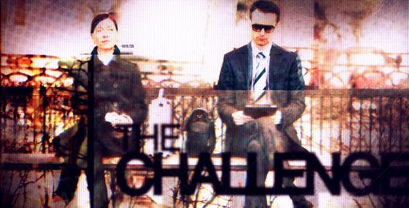 杂渍风格视频展示AE模板