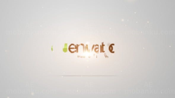 简洁企业标志动画AE模板