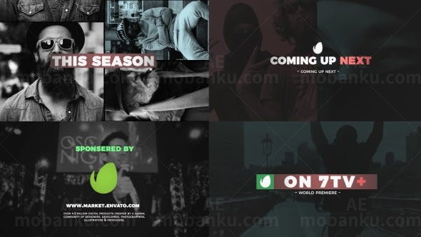 动感栏目包装AE模板