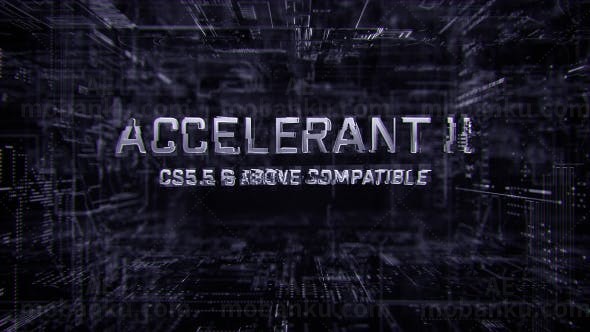 数字空间视频展示AE模板