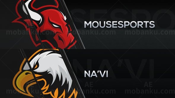 CSGO电竞赛事栏目包AE模板