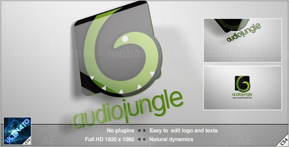 标志掉落动画AE模板