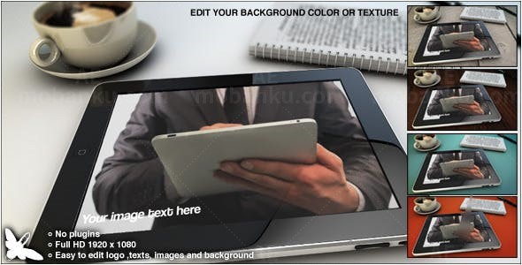 平板展示AE模板