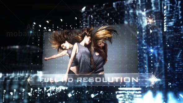 城市夜光AE模板