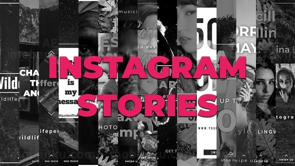 Instagram手机视频展示AE模板