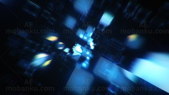 科技标志动画AE模板