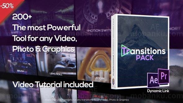 200组转场效果AE模板