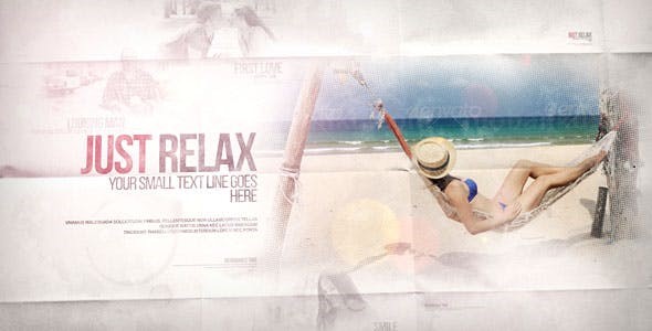 纸里视频展现AE模板