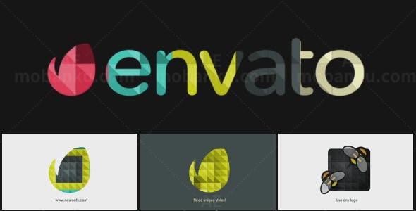 简洁标志动画AE模板