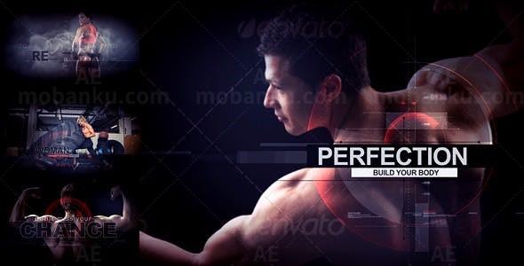 动作预告片AE模板