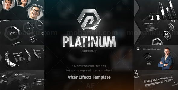 商务企业展示包AE模板