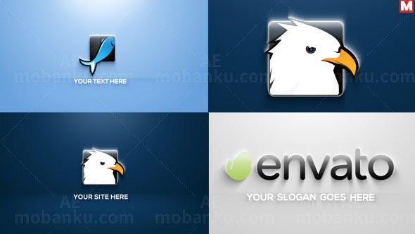 光效标志动画AE模板