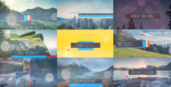 节奏视频展示AE模板