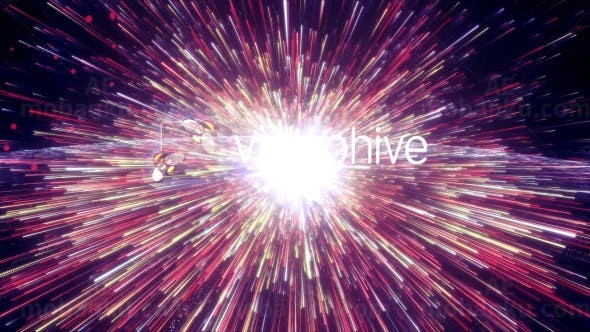 粒子大爆炸Logo动画AE模板