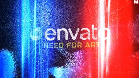 极速赛车标志片头AE模板