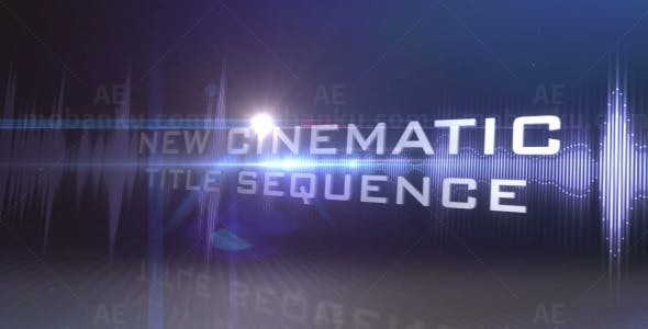 音律动画标题展示AE模板