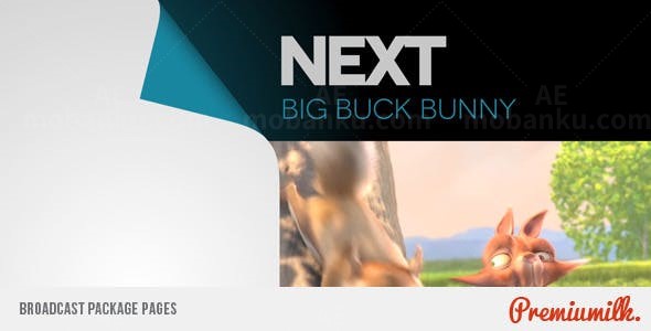 翻页栏目包装AE模板