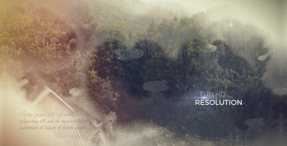 水墨幻灯片AE模板