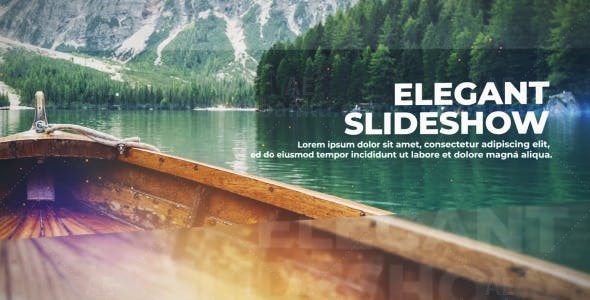 优雅幻灯片AE模板